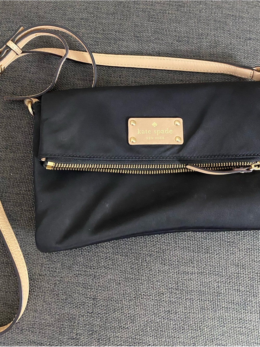 Kate Spade Black Small Crossbody Purse Used